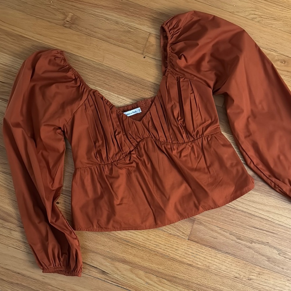 Abercrombie peplum top